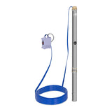 Pompe immergée pompe de puits submersible refoulement - 3 800 L/h - 750 Watts - acier inoxydable 14_0002967