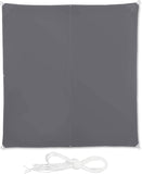 Voile d'ombrage carré 3 x 3 m gris 13_0002929_2