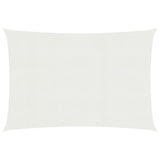 Voile toile d'ombrage parasol 160 g/m² PEHD 2 x 4,5 m blanc 02_0009007