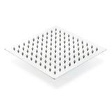 Pommeau de douche carré pomme jet de pluie tête douche 25 x 25 cm acier inoxydable 16_0000626